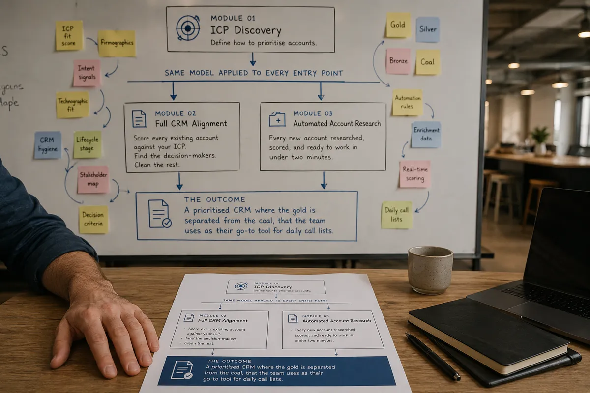 An overview of how AlignIQx sits around your CRM